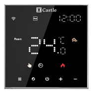 Терморегулятор для теплого пола Castle AC602H черный